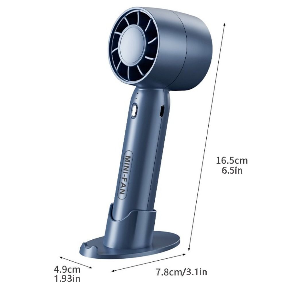 Small Mini Air Conditioner USB Rechargeable Desk Fan Handy Fan Handheld Fan Cooler  Dormitory