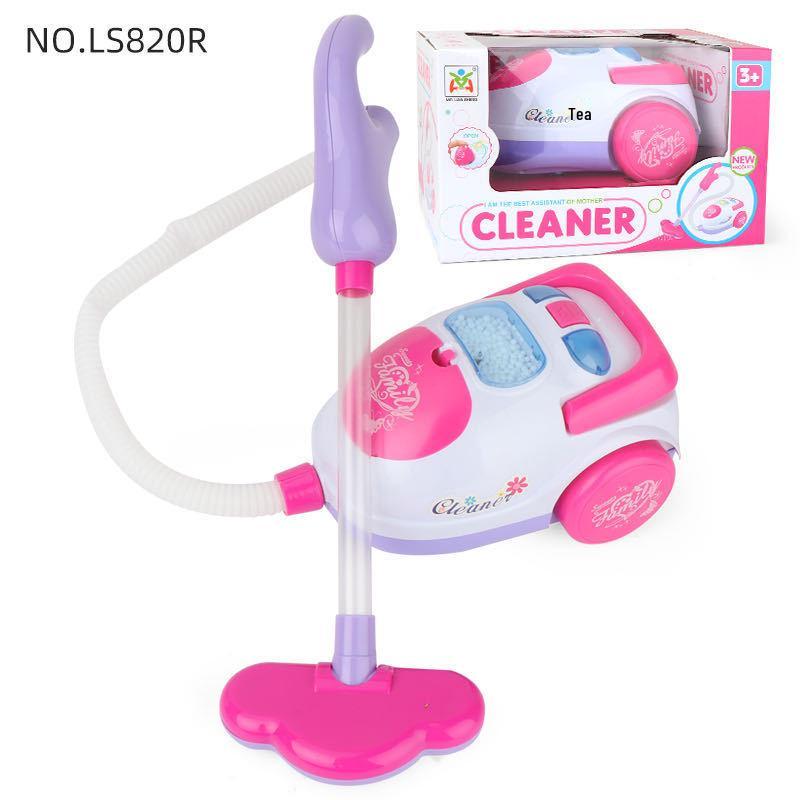 Children's Electric Vacuum Cleaner Toy with Sound and Light Effects