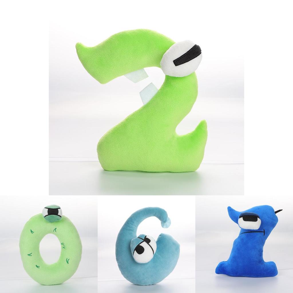 Zahlen-Plüschkissenpuppen Lernspielzeug für Kinder