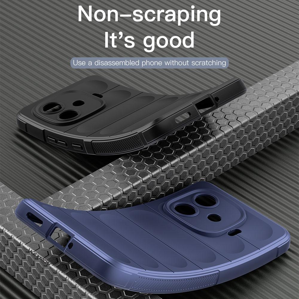 KEYSION Shockproof Case for IQOO Z9 5G Z9 Turbo Z9X Anti-skid Soft Silicone Phone Back Cover for VIVO IQOO Z9X 5G Z9 Turbo Z9 5G