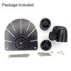 ANSHILONG Standard Dashboard Mirror Dash Cam Mount Bracket Arm for Car Monitor DVR with 3 x 3 cm Screw Spacing Pad