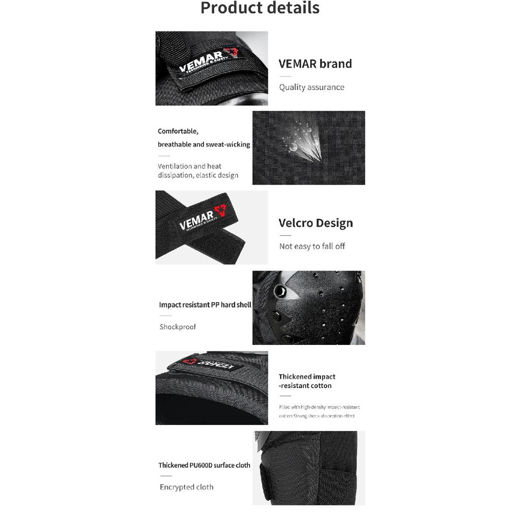 Anti Fall Motorcycle Armor Set Knee Elbow Pads Off Road Short Style 4Pcs Protective Riding Gear For Men Women Motocross