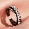 Caoshi Versatile Luxury Adjustable Rings For Women Charming Crystal Cubic Zirconia Wedding Accessories Anniversary Party Jewelry