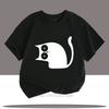 Funny Cat Graphic Kids Tshirts Summer Cartoon Casual Tops for Boys Girls Kawaii Children Colorful ONeck Short Sleeve Tshirts