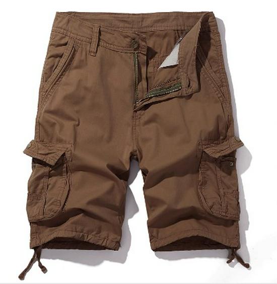 2025 Summer Plus Size Multi-Color Camouflage Cargo Shorts with Multi-Pockets