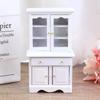 1/12 Dollhouse Miniature Furniture Multifunction Wood Cabinet Bookcase Model Toy For Kids Children Adults