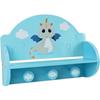 FUN HOUSE Léon Le Dragon 713338 COAT RACK SHELF Dimensions : ±H. 33 X L. 46 X D. 15cm for Child