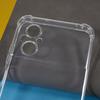 Transparent Back Cover for Xiaomi Poco M5 4G Reinforced Corners Anti-drop TPU Phone Case