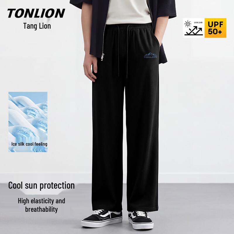 

TonLion Men s Trendy Straight-Leg Casual Pants L