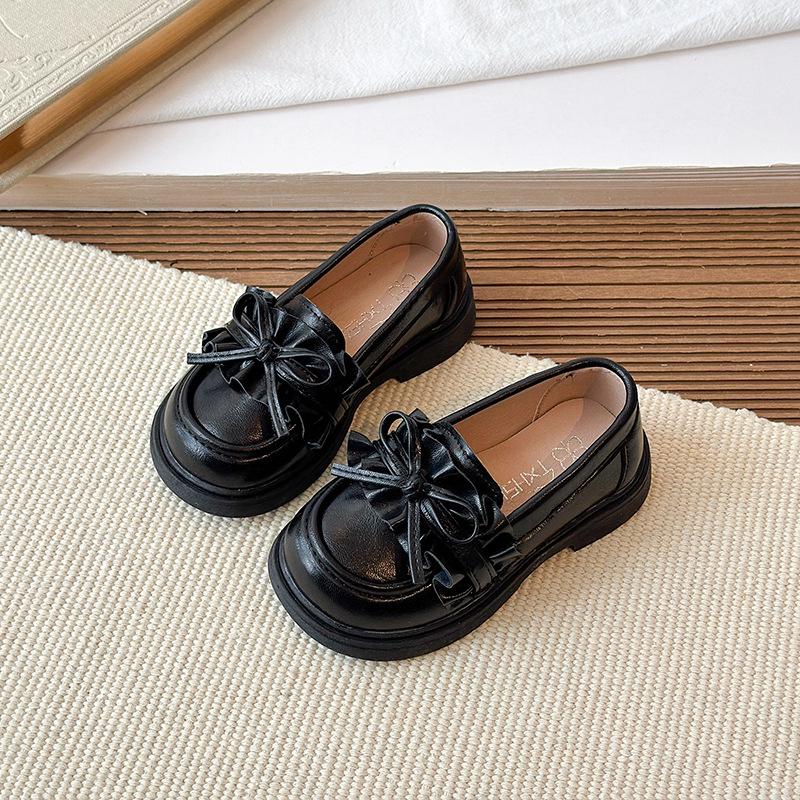 Frühling 2026 Neue Mode: Koreanische Leder-Prinzessin- und Alltags-Schuhe für kleine Mädchen