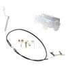New Black Kickdown Cable Kit KD-2AODU For Ford/AOD Lokar E-150 F-150