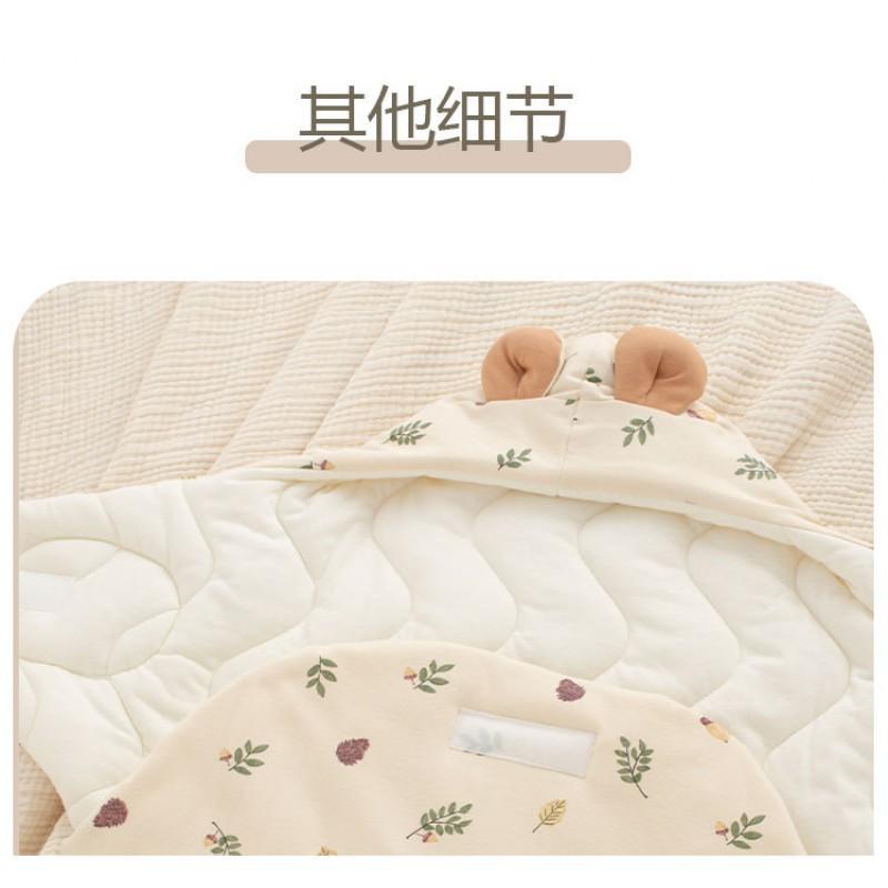 Infant Swaddle Sleep Sack With Cotton Padding Newborns 0-12 Months Winter Warm Security Wrap