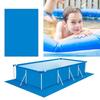 Ground Cloth Swimming Pool Cover Cloth Durable PE Swimming Pool Tarpaulin Easy To Store Multi-Purpose Rectangular Pool Ground