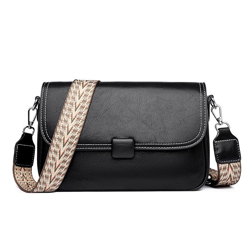 

Женская сумка кроссбоди 2024: Мягкая кожа, Модный дизайн, Широкий ремешок, Стильная квадратная форма