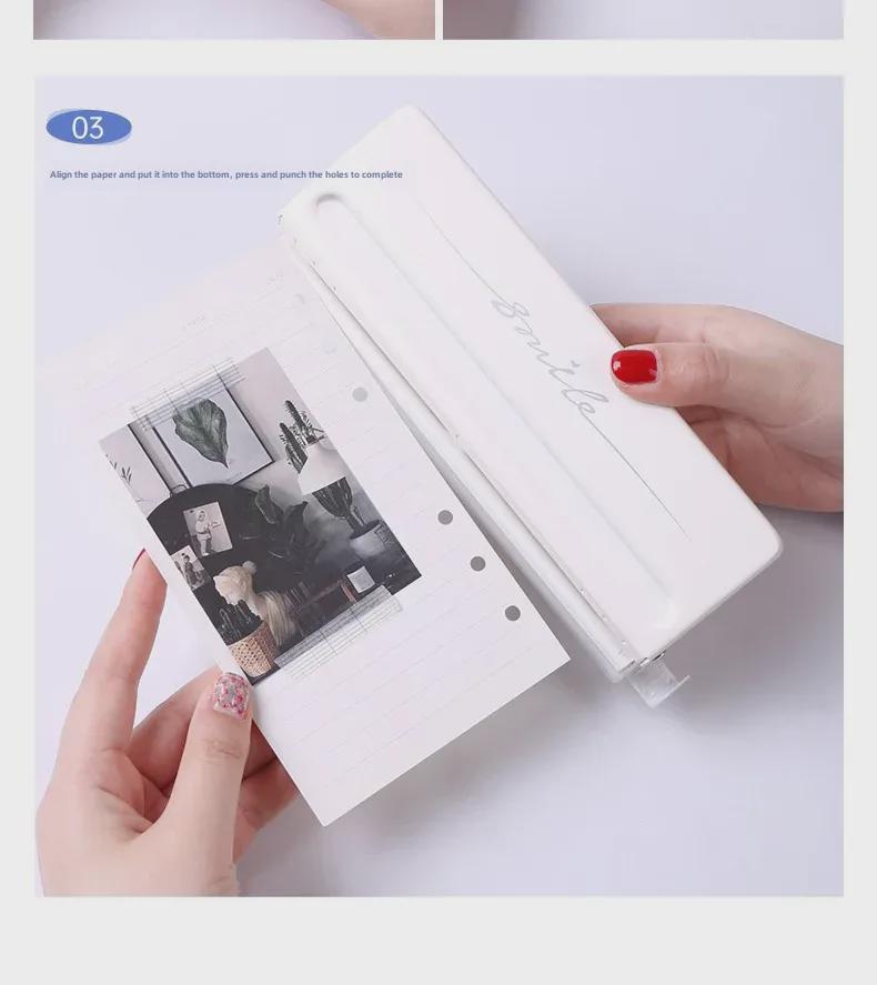Kedeyou 9170 Adjustable 6-Hole Punch for Loose-Leaf Paper