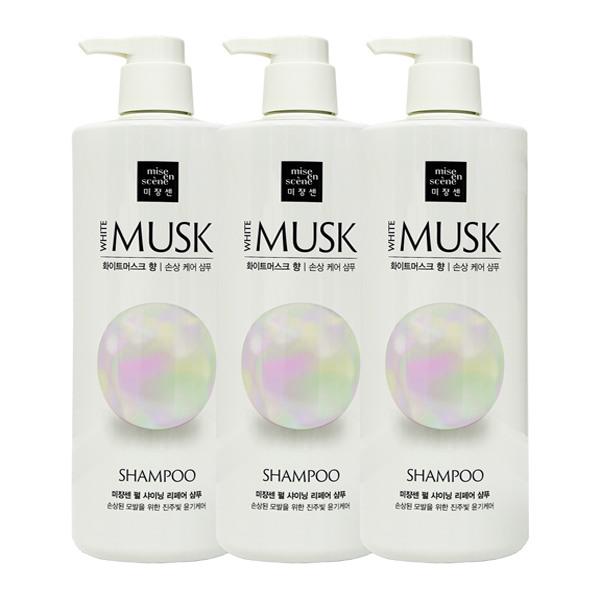 mise en scène Pearl Shining Repair Shampoo White Musk Scent 1000ml x3