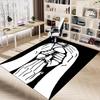 1pc Prayer Hands Area Rug Soft Flannel Floor Mat for Living Room, Bedroom and Carpet, Sofa Coffee Table Floor Mat, Decorative Rug q21