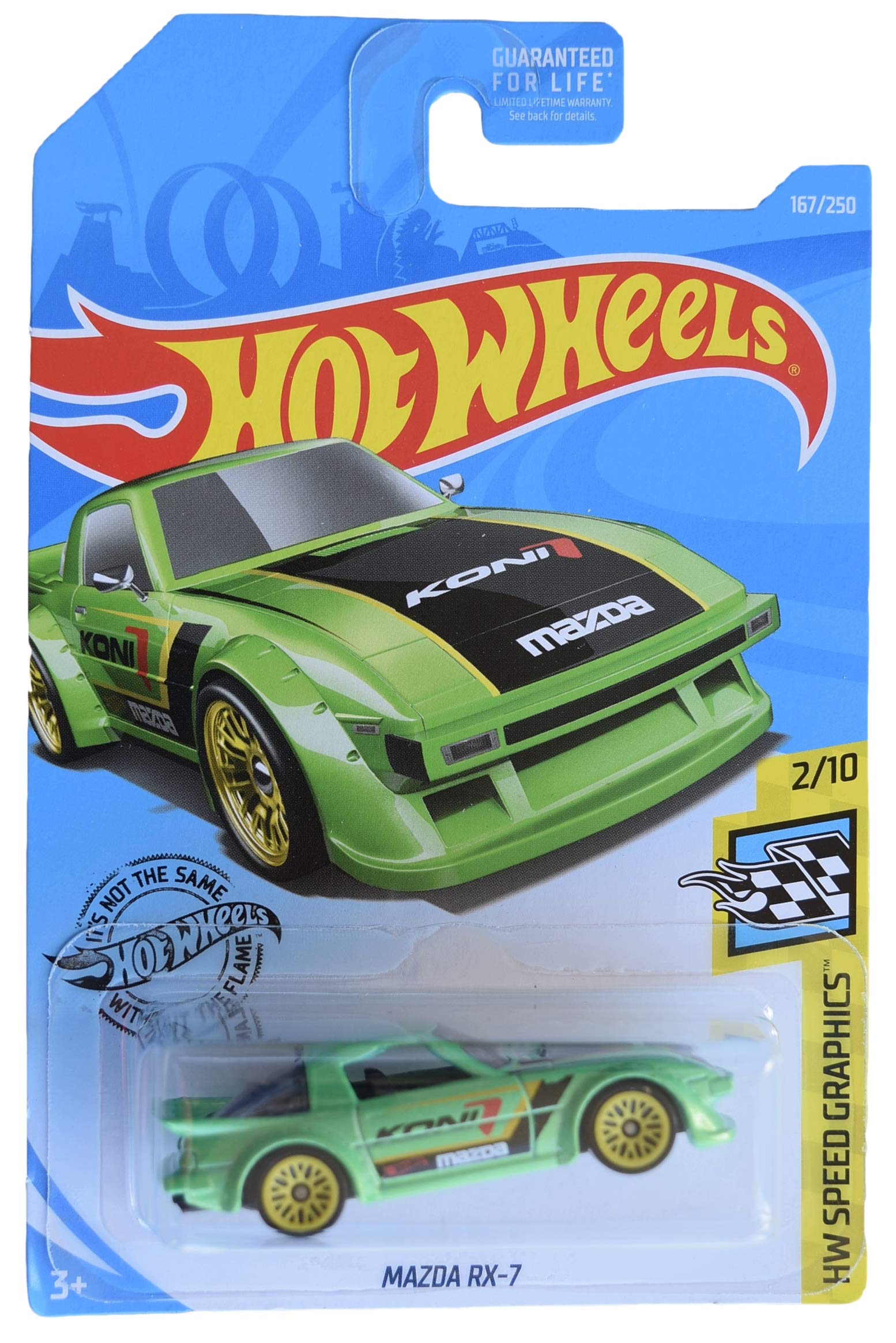 

Hot Wheels Speed Graphics Mazda RX 7 Зеленый 2/10 167/250,