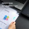 Deli 5705 A4 L-Shaped Transparent File Folders