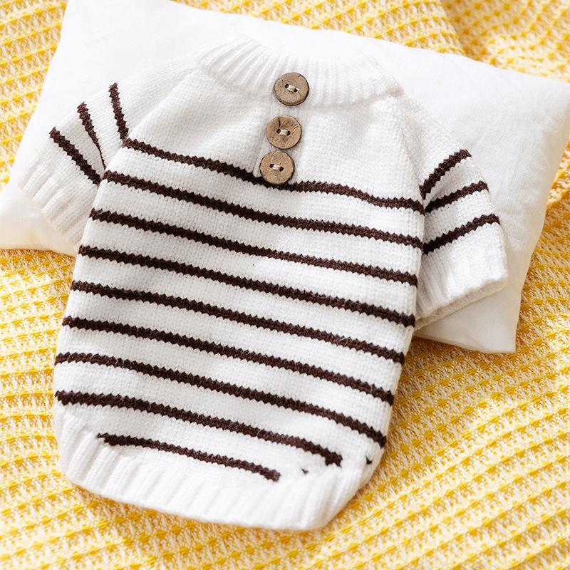 Pet Clothes Autumn and Winter Warm Dog Clothes Cute Bear Traction Sweater Fleece Puppy Cat Clothing