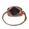 Retro Women's PU Leather Woven Crossbody Bag Medium and Old Women's Bag Casual Capacity Single Shoulder Bags Suitable for Daily Use Shopping Commuting