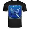 Blue Whale Ocean T-Shirt - Marine Wildlife Graphic Tee