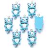 Handmade Resin Cat Figurine Set Captivating Cartoon Cat Pendant DIY Resin Cat Figurine with Customizable Colors