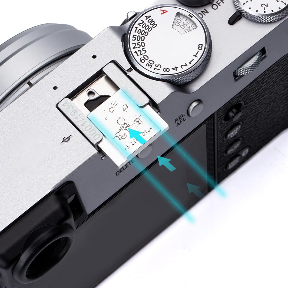 Metal Camera Hot Shoe Protective Cover Compatible with Nikon Z8 Z9 Z30 Z50 ZF D810 Fujifilm X100VI X100V X100F X100T Alloy Hot Shoe Cover D610, X-T4