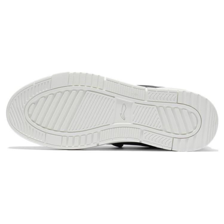 Li Ning Cushioning Slip Resistant Abrasion Resistant Low top Skateboard Shoes Women's Black AGCR236-5