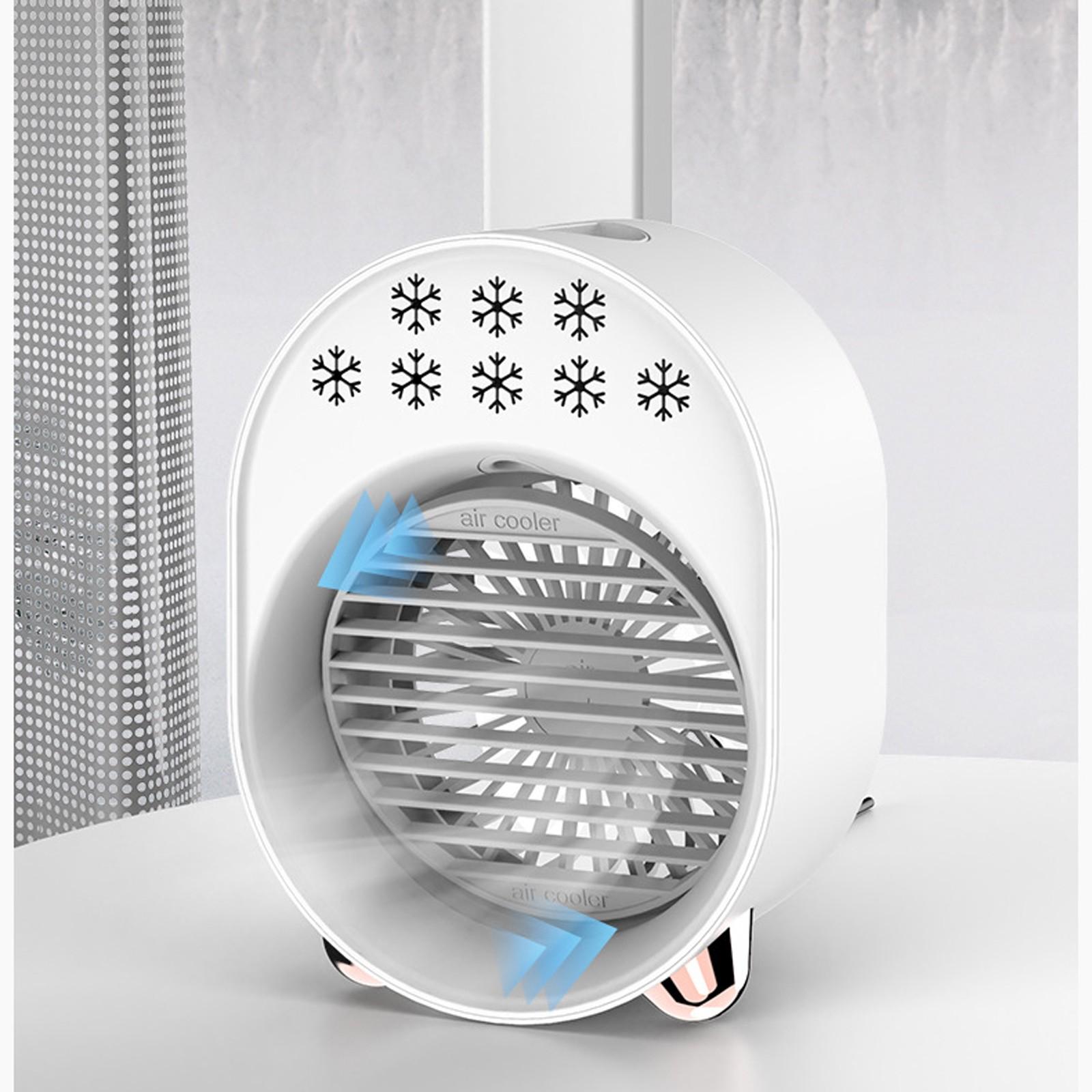 

Новий кулер побутового кондиціонера вентилятор настільний малий спрей USB інтерфейс білий