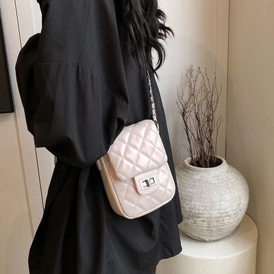 Women Small Handbags  New Hot Selling Fashion PU Leather Crossbody Bags Chain Luxury Brand Commuting Shopping Shoulder Bags
