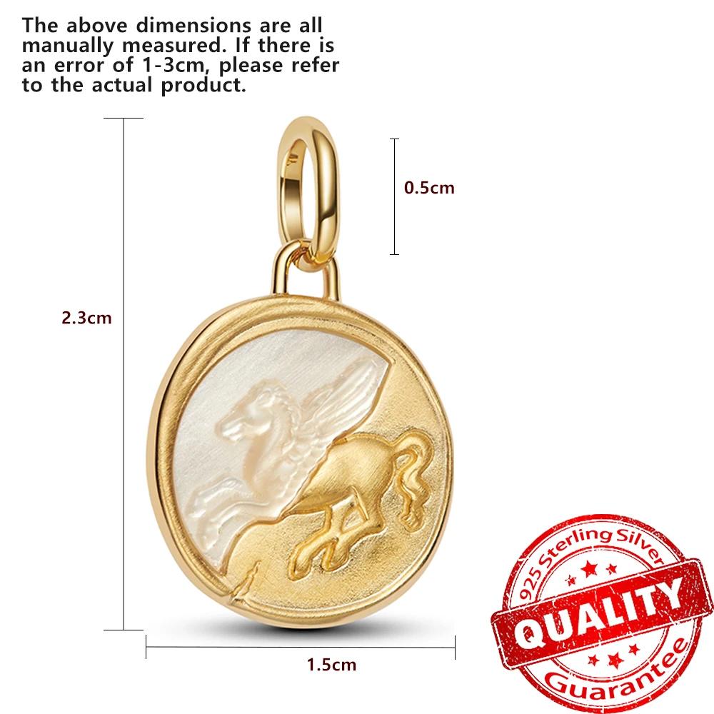 Vintage Copper Gold Rose & Blazing Heart Dangle Charm Fit Original Bracelet For Women Teens Diy Xmas Jewelry Gift