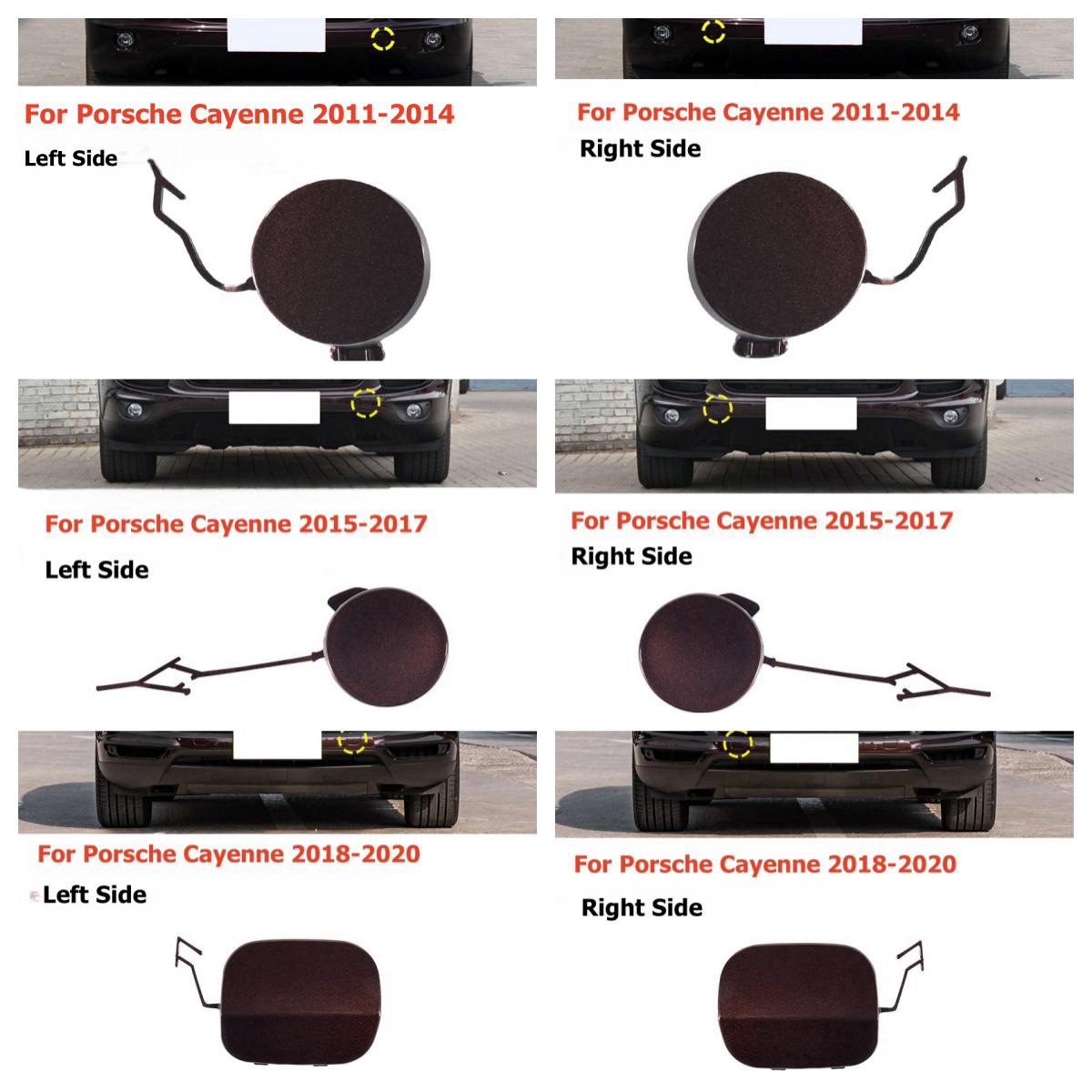 Front Bumper Towing Tow Hook Eye Cover Cap For Porsche Cayenne 2011- коричневый