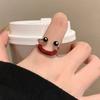 Adorable Ugly-Cute Smiley Face Open Ring for Women – Unique, Fashionable, and Quirky Design for the Index Finger
