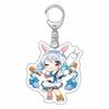 Ccc Cartoon Anime Hololive Acrylic Figure Stand Model Usada Pekora Rushia Hosimati Pendant Keychain Desk Decor