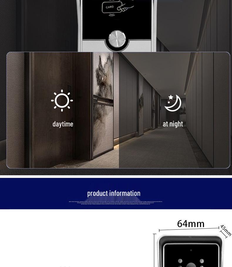 Smart Villa Intercom: Real-time Video Doorbell with Swipe Card Unlock
