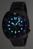 SEIKO PROSPEX Save the Ocean 200m Automatic Black IP Watch with Blue SRPD11K1 "Turtle" Diver's Dial,