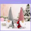 Kerst Bos Oude Man Gezicht Decoratie Met Stof Materiaal Voor Feestdagen