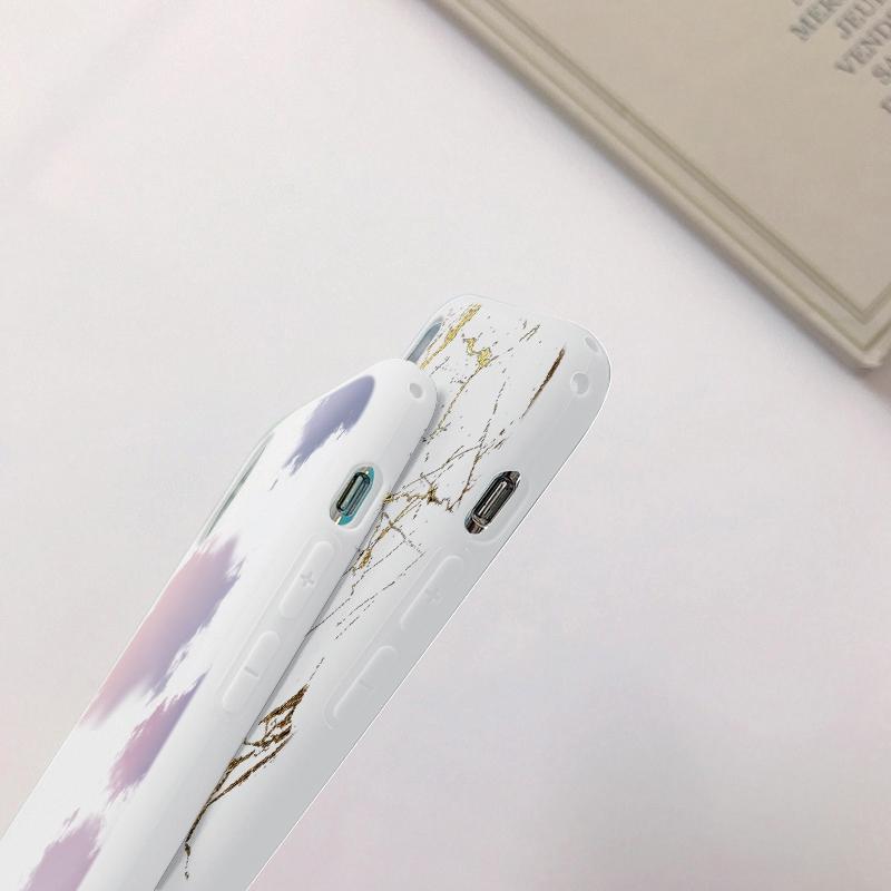 Cloud Patterned Soft Silicone Case For Xiaomi Redmi Note 13 Pro 13C Samsung A55 M35 S24 iPhone Huawei Honor Realme Camera Protective Shockproof Cover