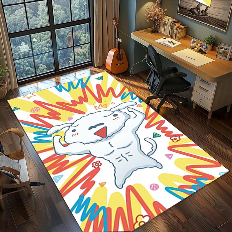 Crayon Shin-chan Large Non Slip Rug Washable Area Carpet Bedroom Gamer Home Decor