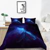 Domácí sada povlečení Cosmic Star Pattern Povlak na polštář Povlak na polštář Povlečení Set AU/EU/US v plné velikosti Domácí dekorace
