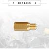 Motoforti Universal Motorcycle Carburetor Jets Main Jets Nozzles, 178 180 182 185 188 190 192 195 198 200, Durable, Metal, Gold Tone, 10pcs