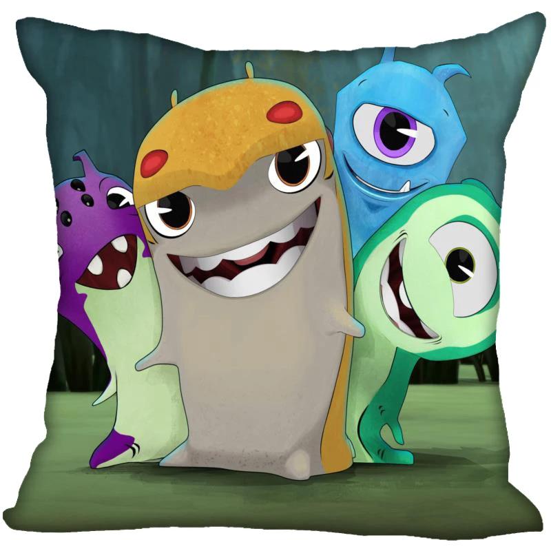 Neue Slugterra Anime Kissenbezug Schlafzimmer Home Office Dekokissenbezug Quadratisch Reißverschluss Kissenbezüge Satin Weich Kein Ausbleichen