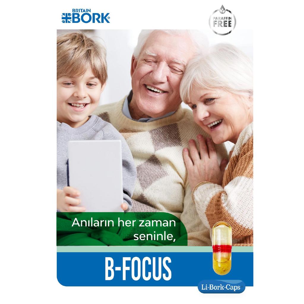 B-focus 30 Liquid Capsule Concentration And Attention Deficiency Supporting Vitamin