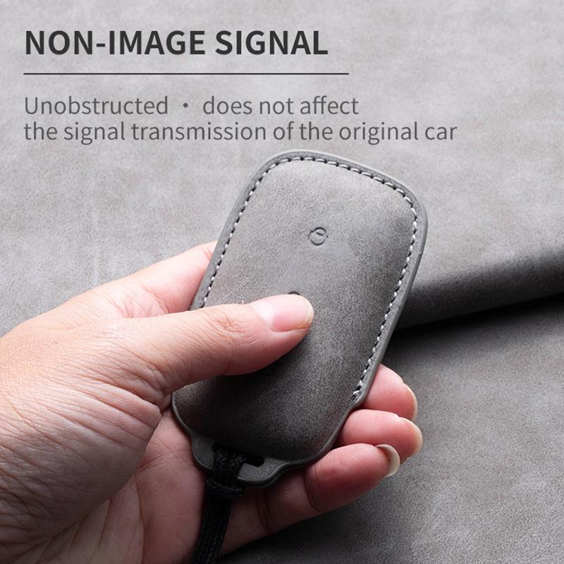 For Geely Ex5 E5 Starray Em-I Galaxy L6 / L7 Ex5 Em‑I Galaxy M9 Proton Emas 7 Phev Pu Leather Car Key Case Cover Shell