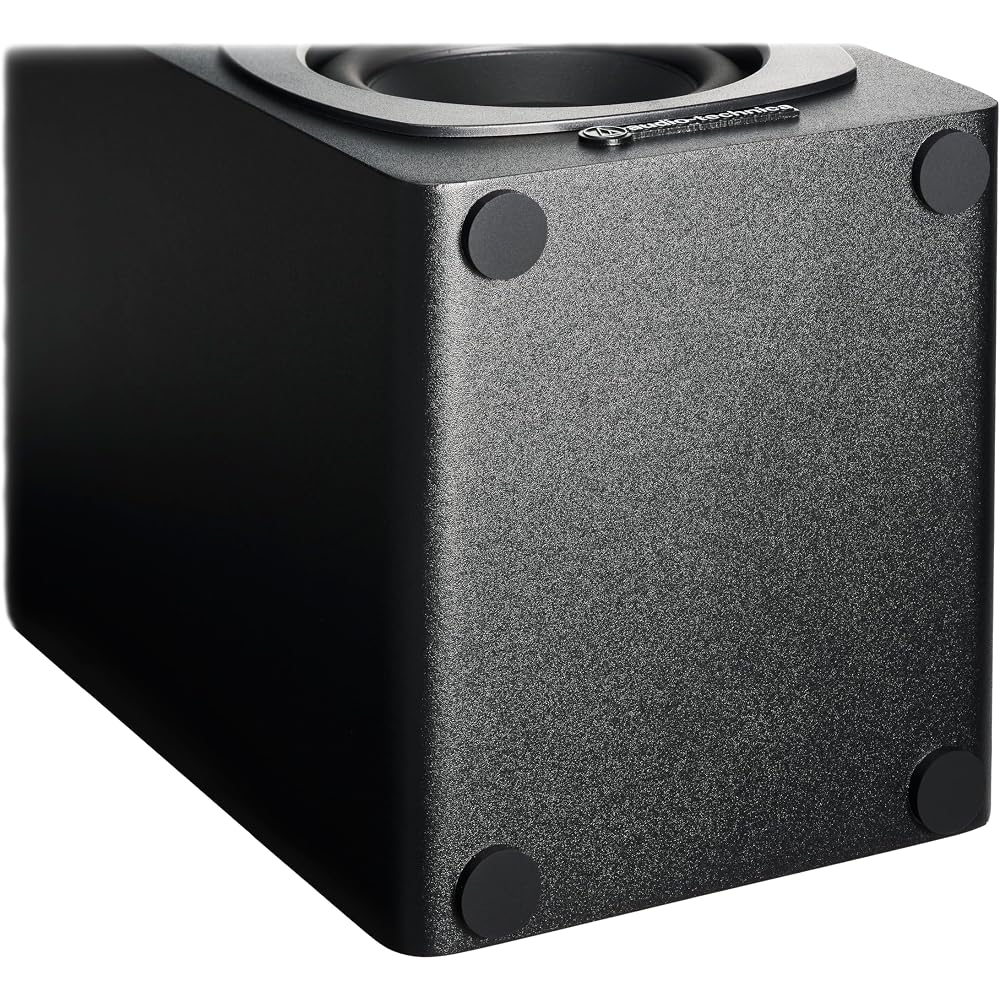 Audio-Technica AT-SP3X Bookshelf Speaker Record Player Bluetooth Monitor Speaker [Active RCA Inpu...