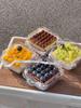 Transparent Tiramisu Packaging Box Cake Dishes Mousse Cutting Sweet Dessert Baking Western Pastries Separation Packing Box
