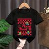 2026 Summer Toy Story Aliens Pattern Cotton T-Shirt Kids Unisex Short Sleeve for Daily Leisure and Theme Activities Wear