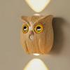 1Pc Intelligent Induction Owl Night Light Wiring-free Magnetic Suction Corridor Aisle Rechargeable Wall Lamp