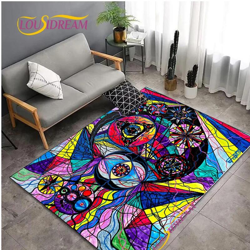 Evil Eye Pattern Nordic Style Area Rug Living Room Bedroom Decorat Yoga Carpet Door Un-slip Floor Mat Photography Props Alfombra